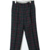 USED CHECK WOOL DRESS PANTS/W80