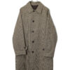 VINTAGE CHECK CONVERTIBLE COLLAR COAT/L