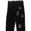 USED BLACK DENIM PANTS/W80