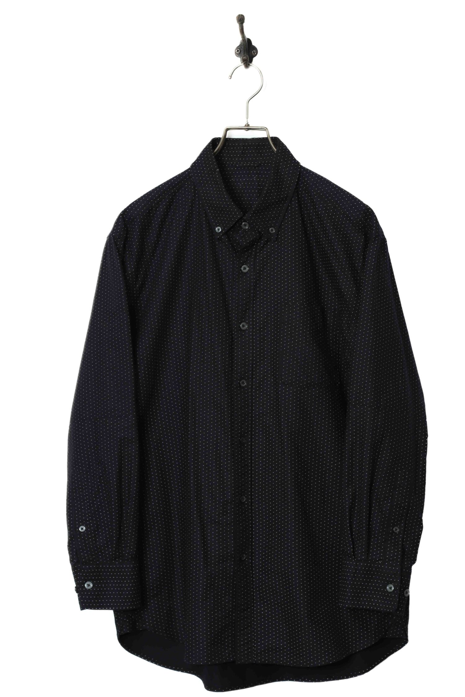 VINTAGE DOT PRINTED SHIRT/L