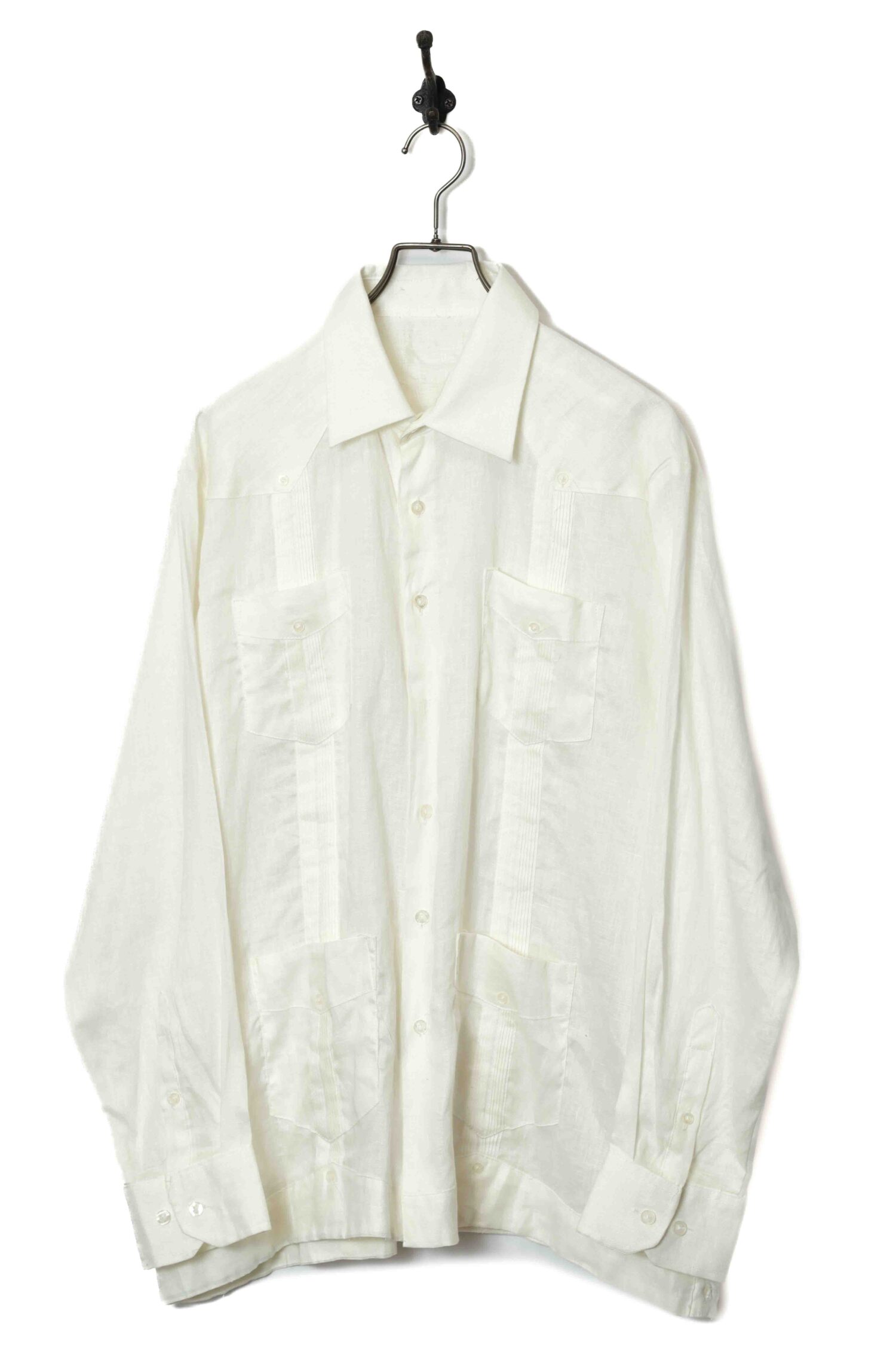 VINTAGE LINEN CUBA SHIRT/XL