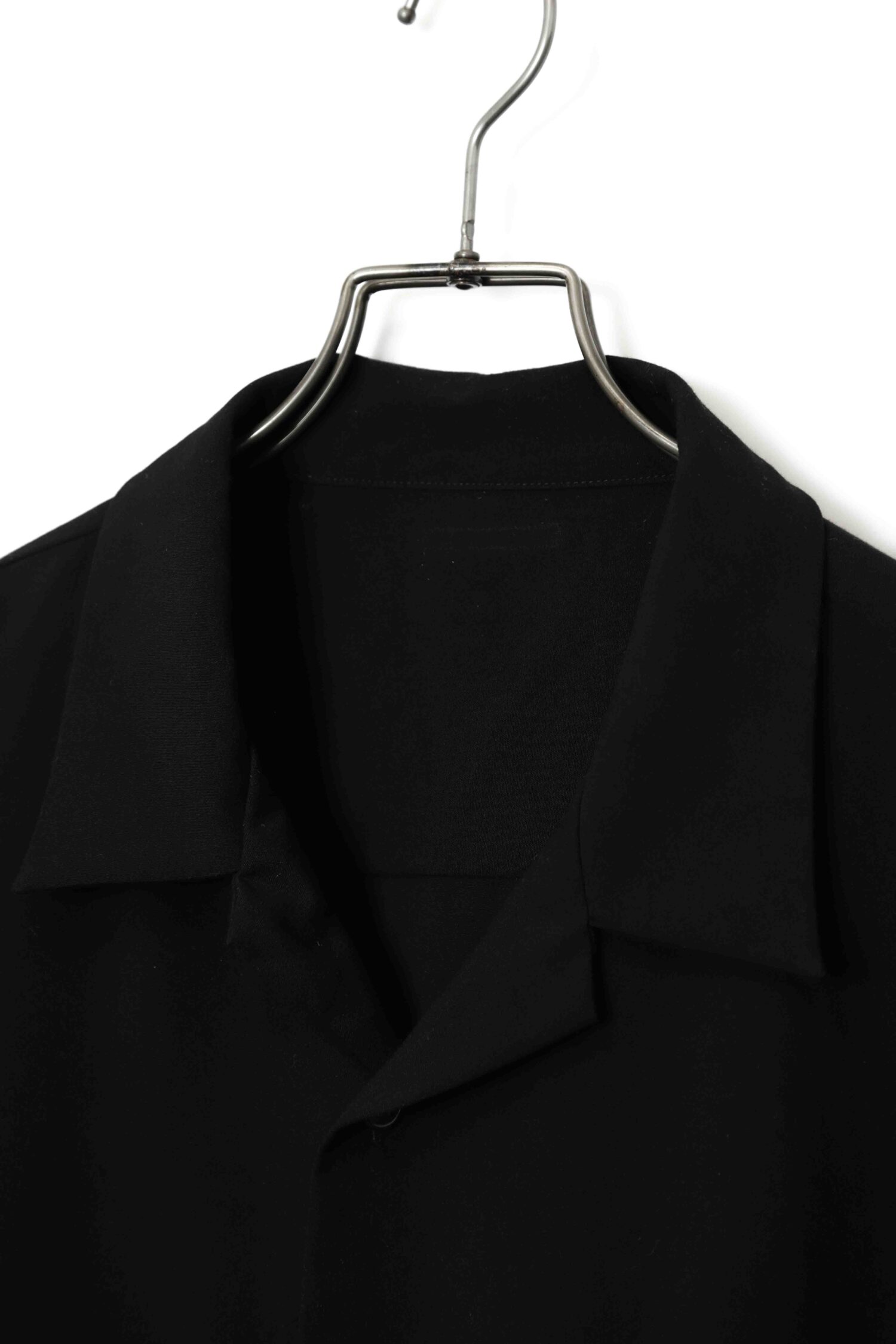 Alternative view of VINTAGE BLACK OPEN COLLAR SHIRT/XL