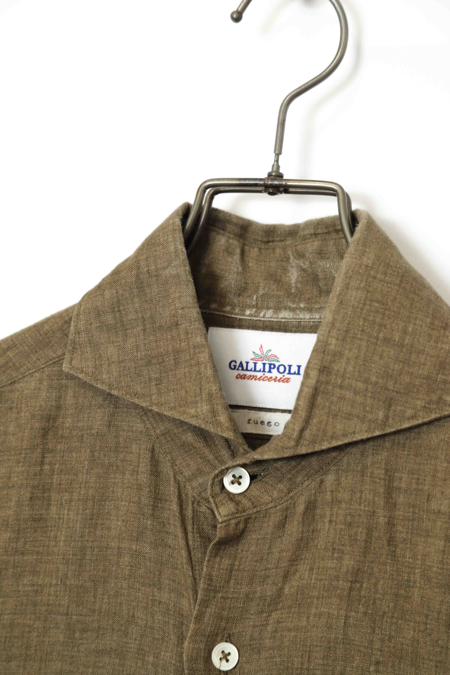 Alternative view of USED GALLIPOLI LINEN DRESS SHIRT/M