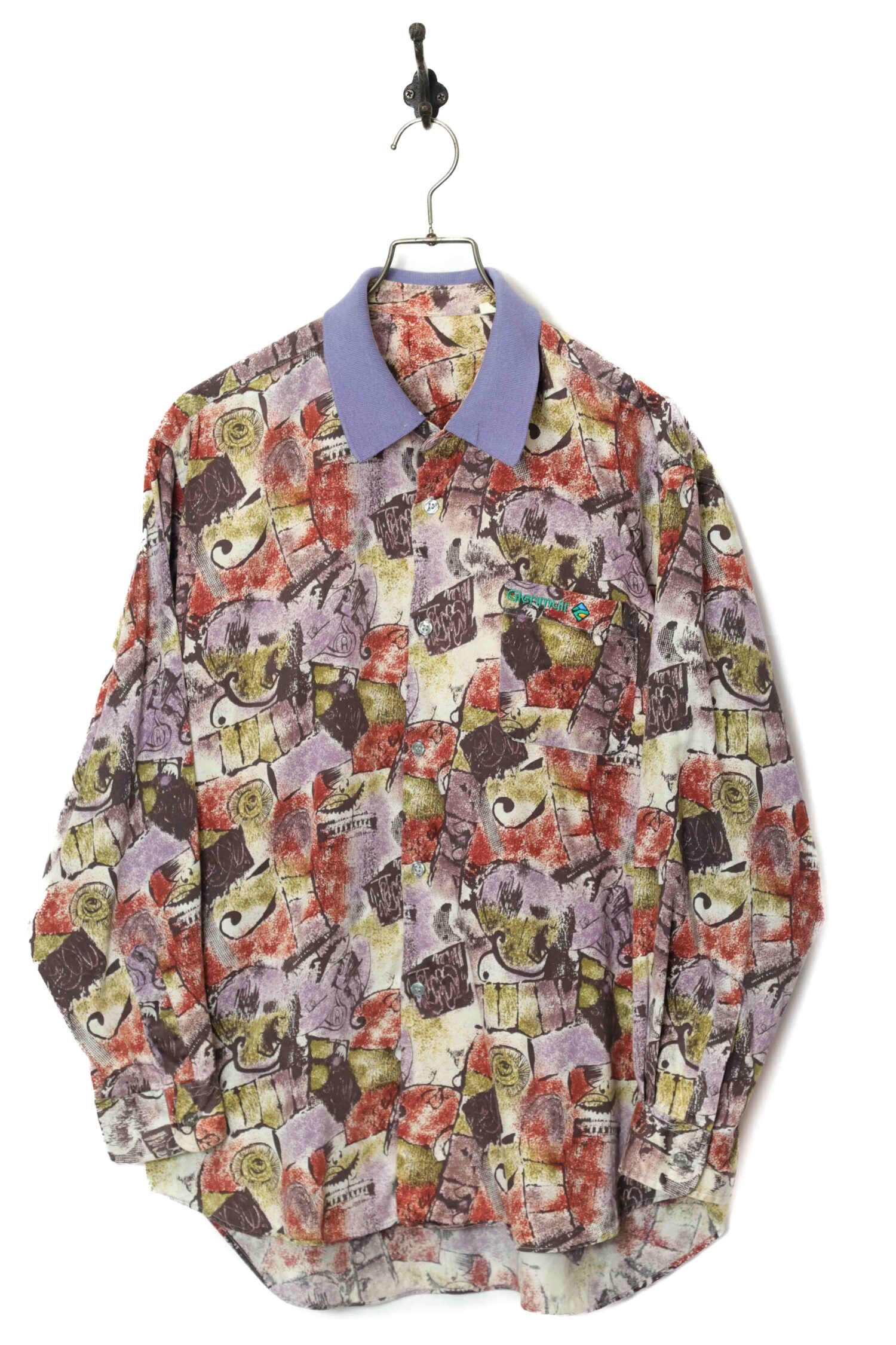 VINTAGE PRINTED SHIRT/L