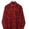 VINTAGE PATTERN SHIRT/L