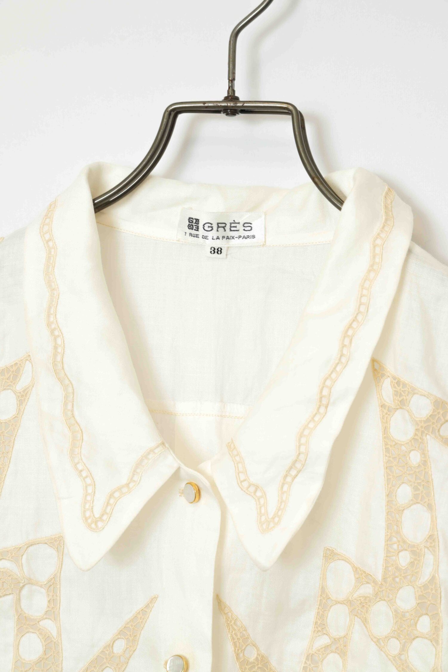 Alternative view of VINTAGE EMBROIDERY BLOUSE/L