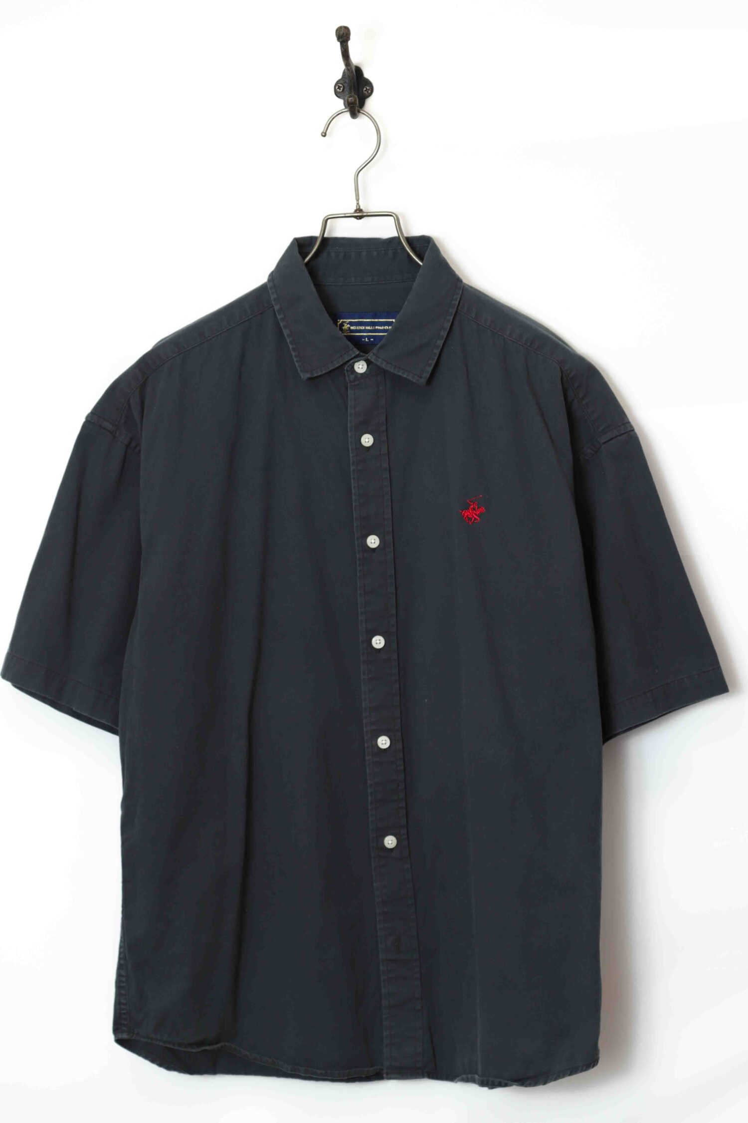 USED POLO CLUB SHORT SLEEVE SHIRT/L