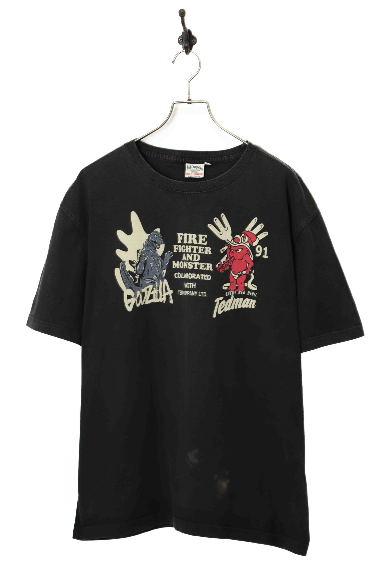 USED TED COMPANY PRINTED T-SHIRT/XL