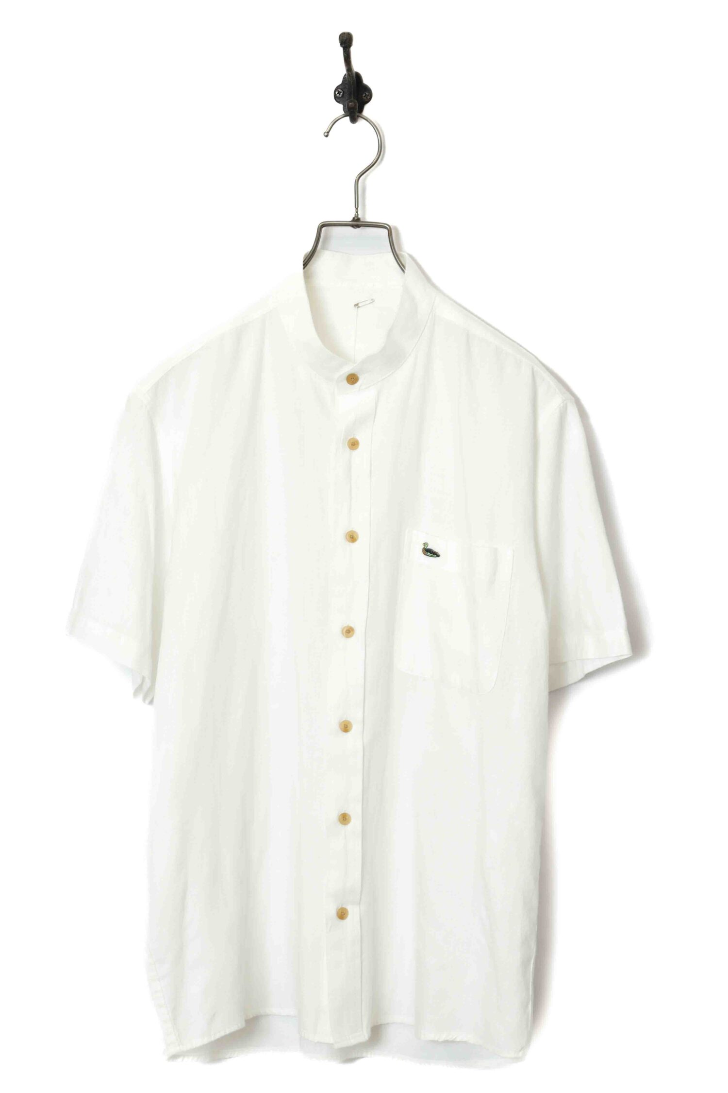 VINTAGE STAND COLLAR SHIRT/L
