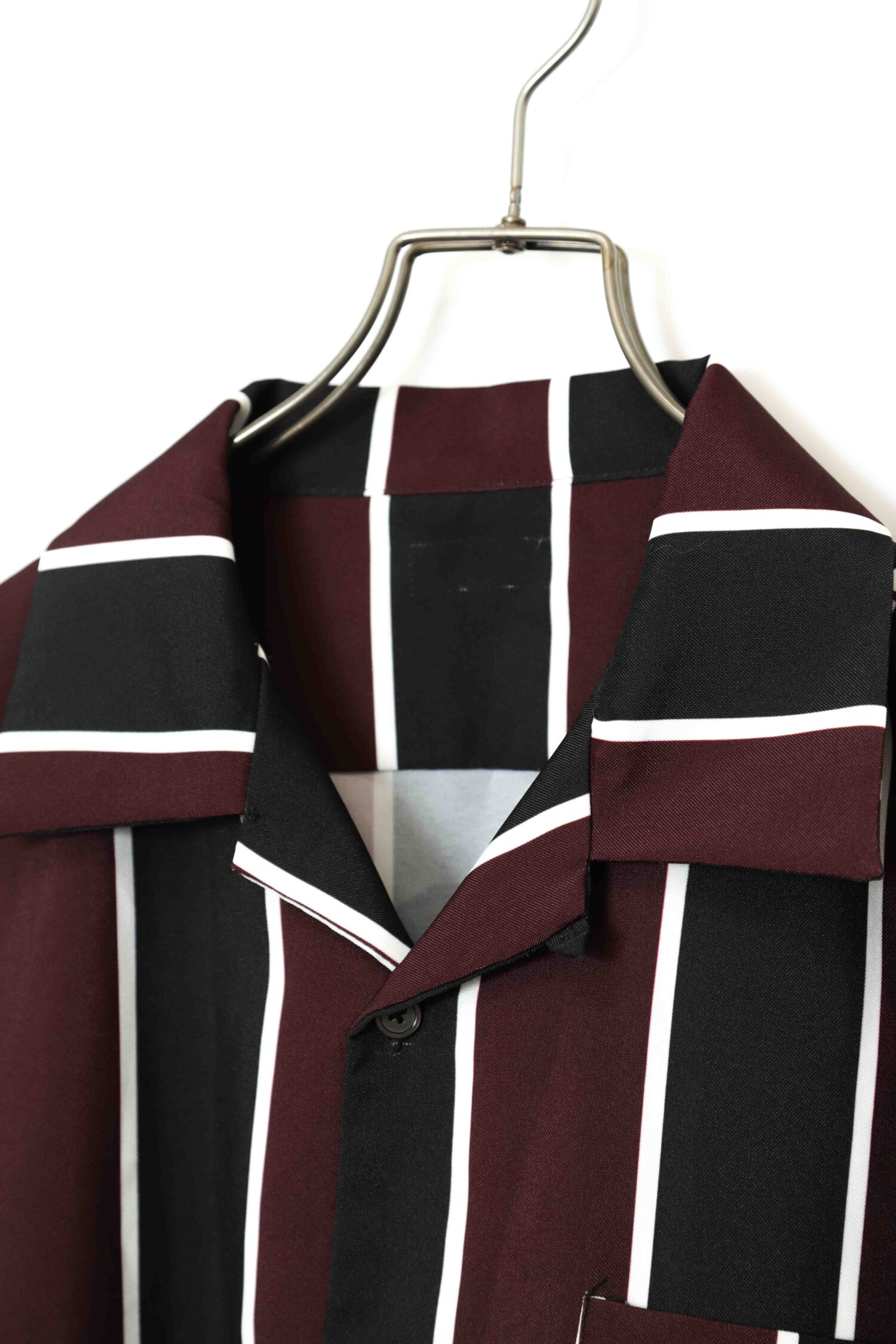 Alternative view of VINTAGE OPEN COLLAR STRIPED SHIRT/XL