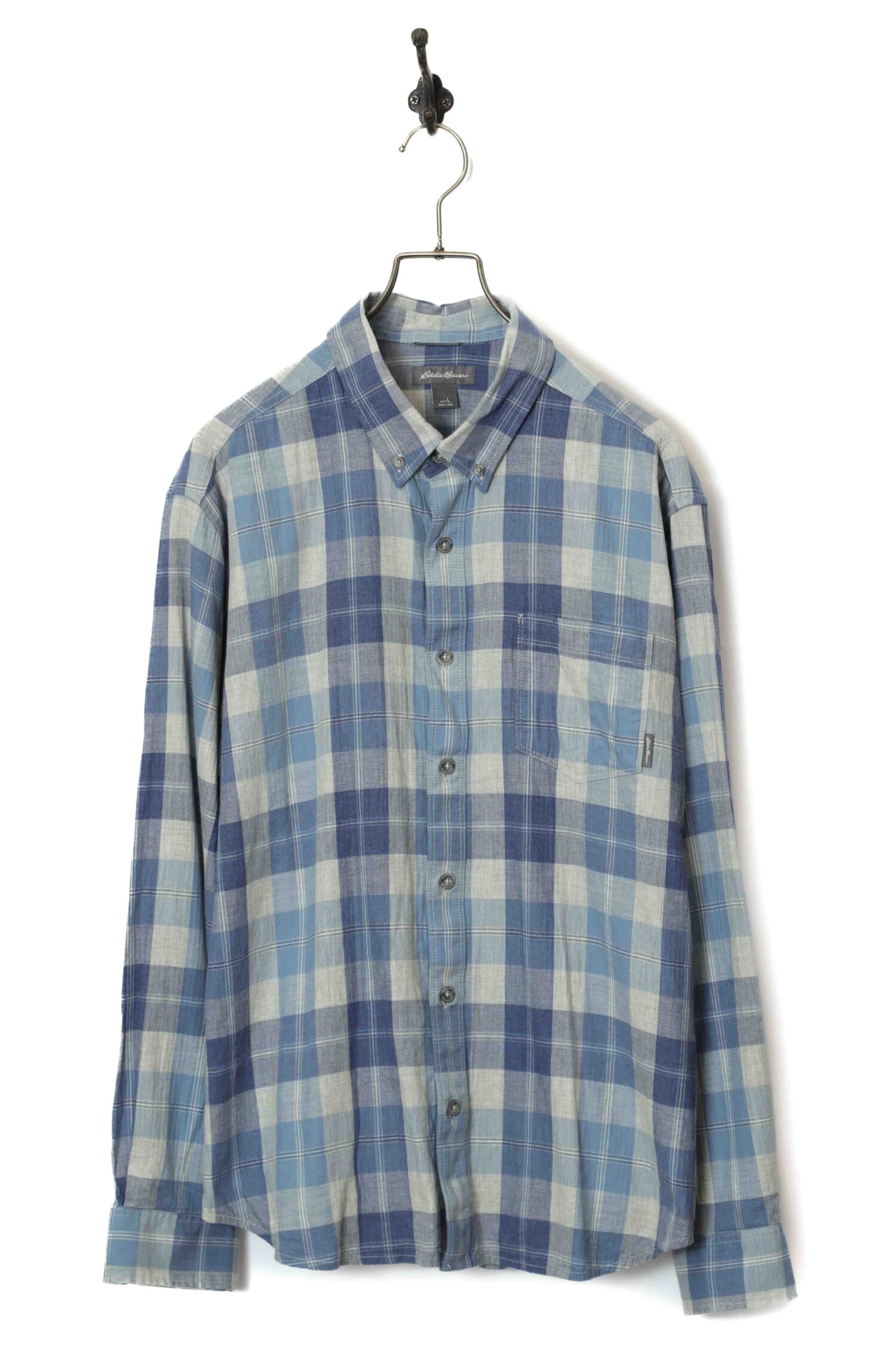 USED EDDIE BAUER CHECK SHIRT/L