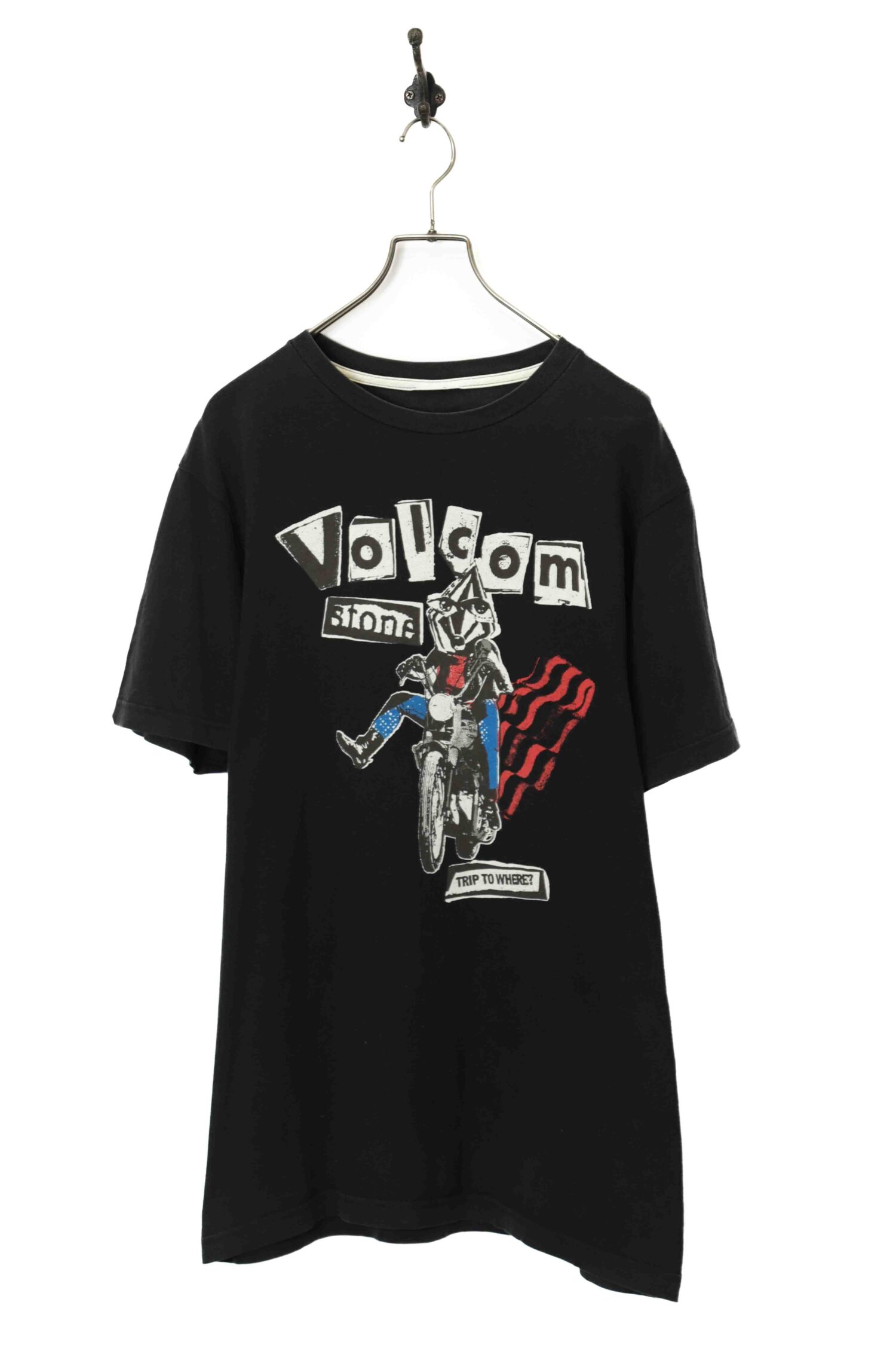 USED VOLCOM PRINTED T-SHIRT/M