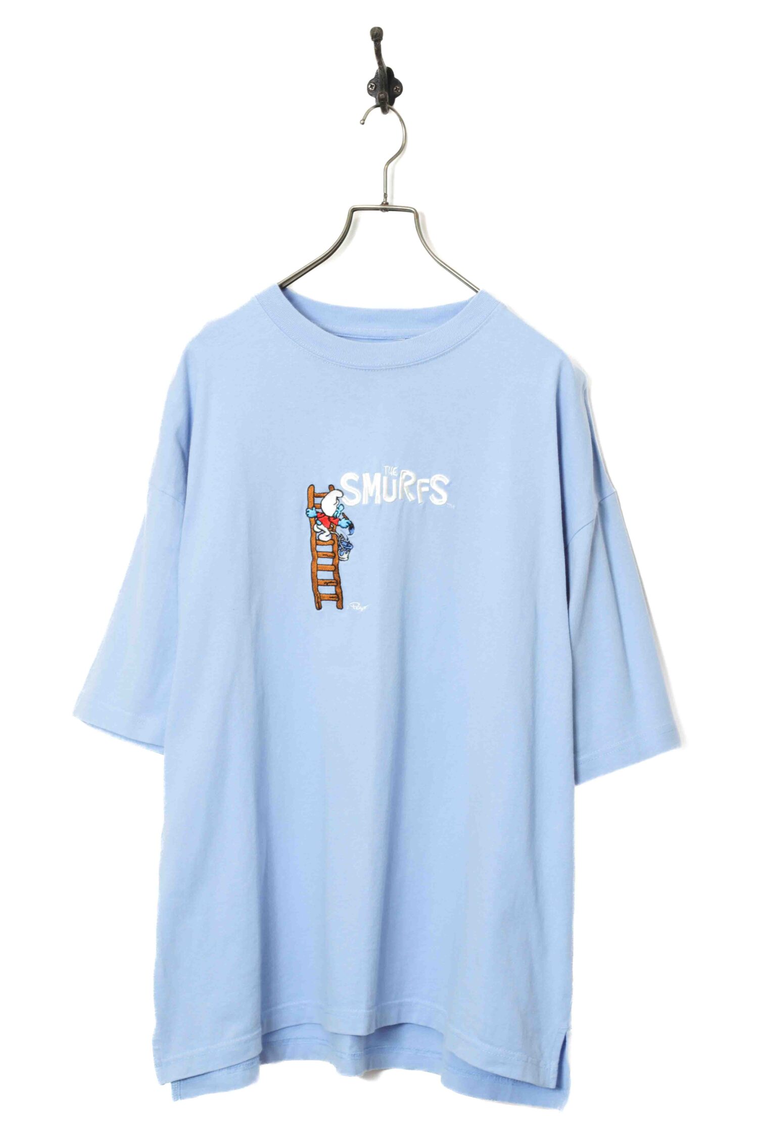 USED THE SMURFS EMBROIDERY T-SHIRT/XL