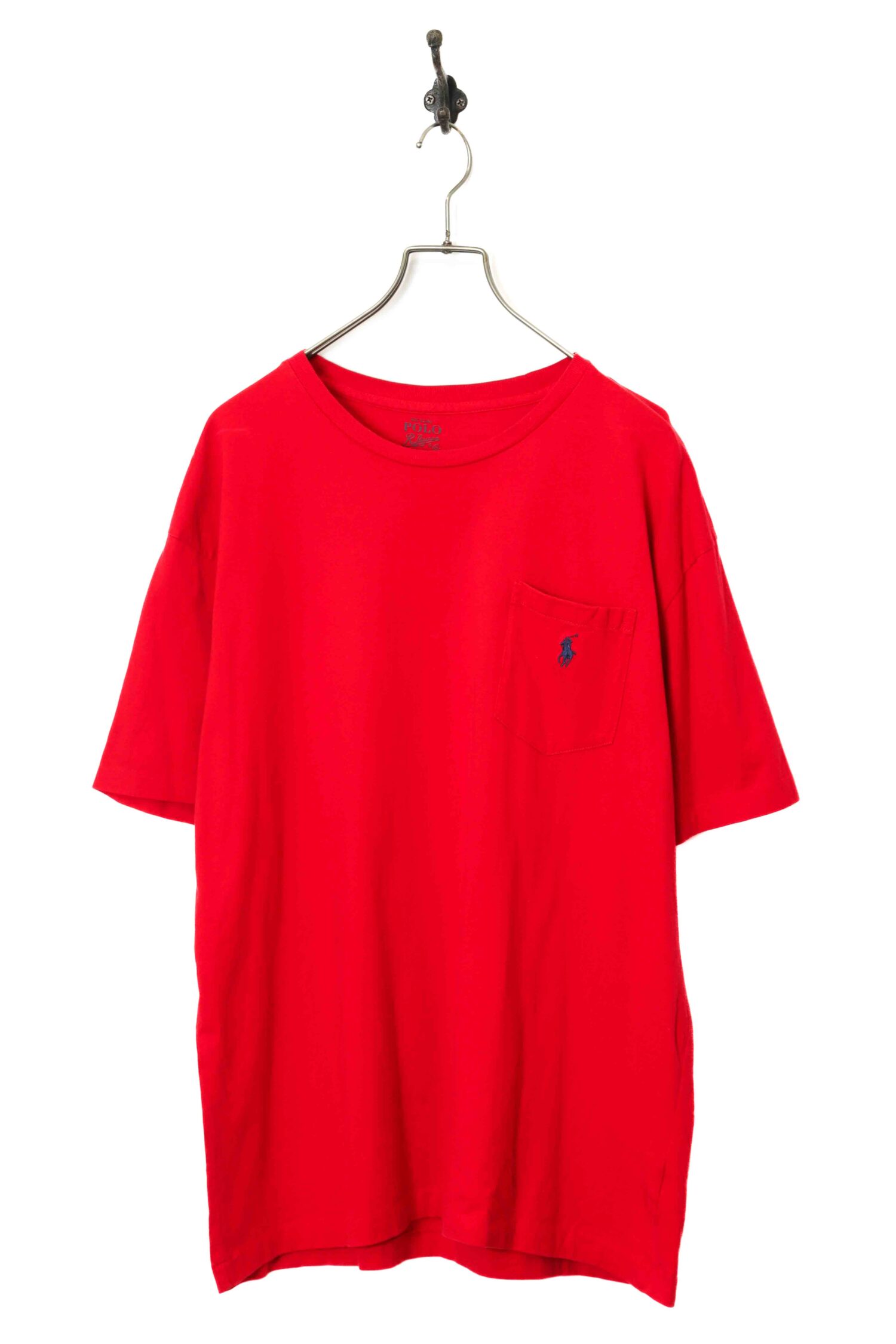 USED RALPH LAUREN EMBROIDERY LOGO T-SHIRT/L
