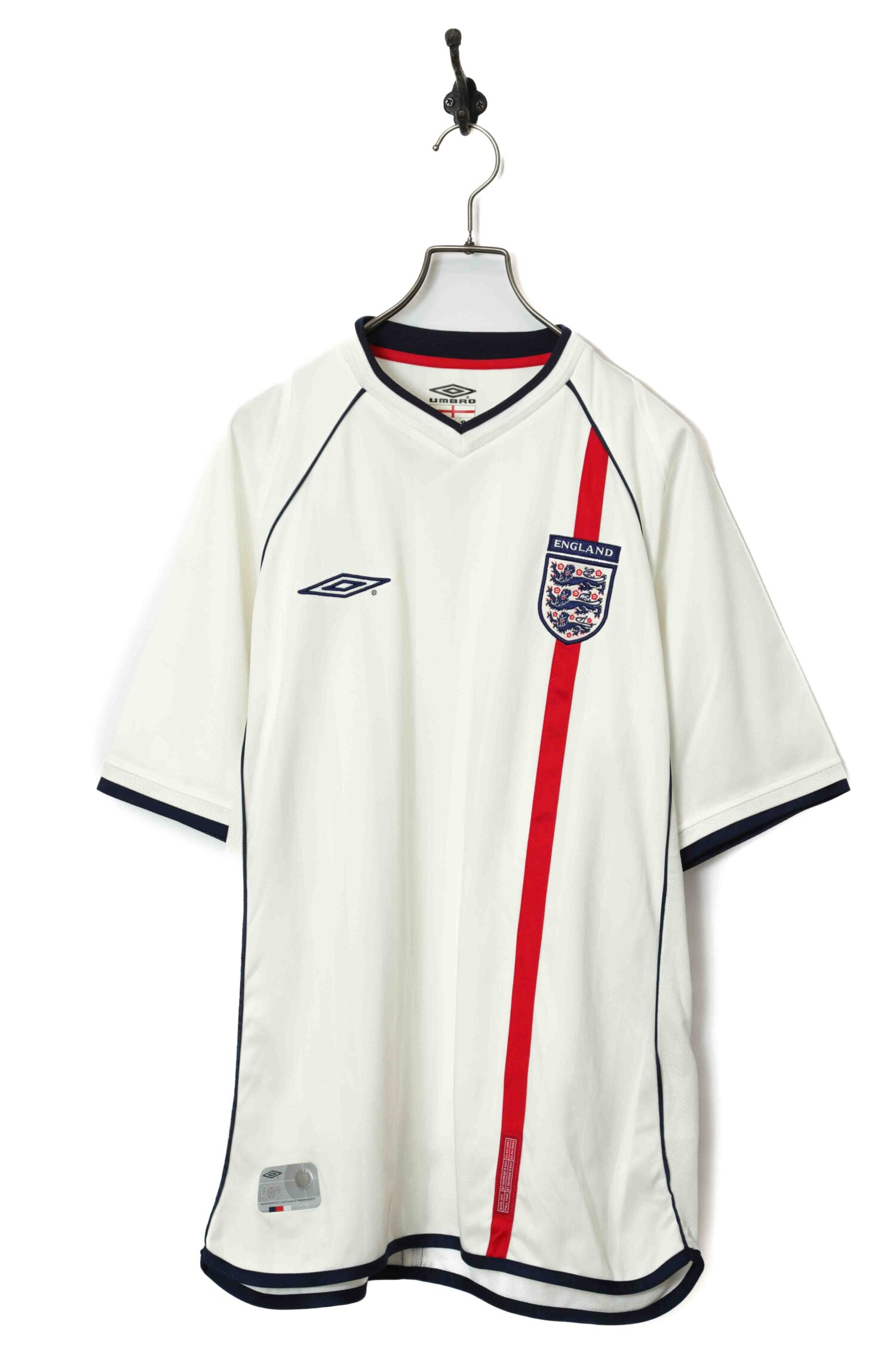 【希少】UMBRO ヴィンテージ ユニフォーム ホワイト USED UMBRO FOOTBALL UNIFORM T-SHIRT/L | 古着屋FERANTRACING【公式