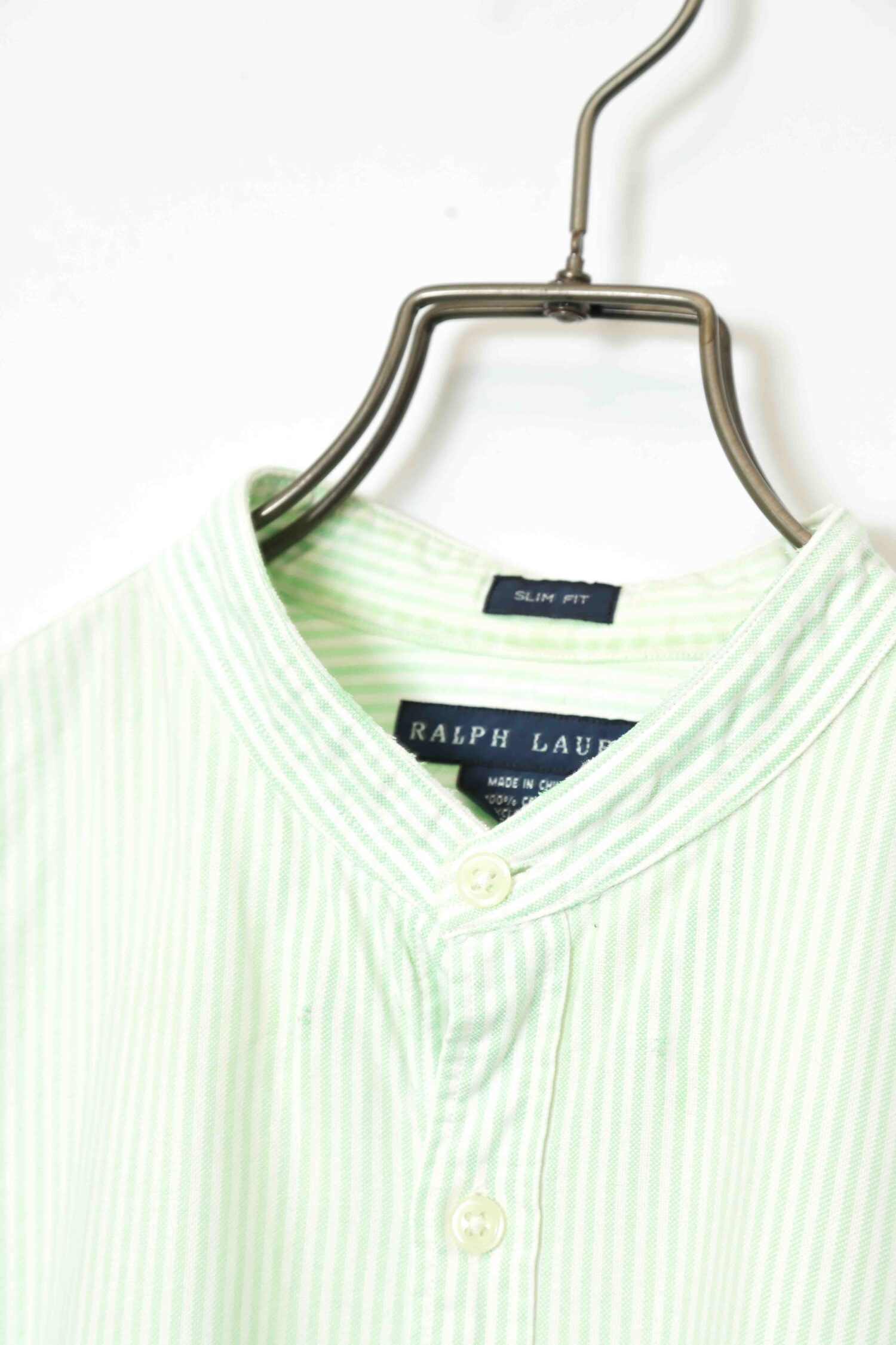 Alternative view of USED RALPH LAUREN LOGO STAND COLLAR SHIRT/S