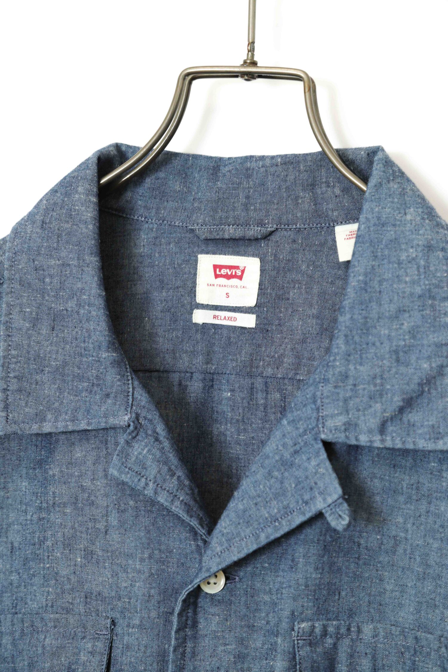 Alternative view of USED LEVIS WORK OPEN COLLAR SHIRT/S