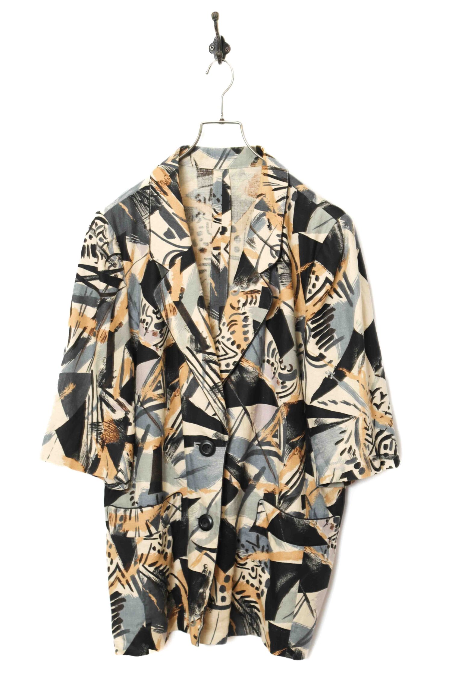 VINTAGE PRINTED TAILORED JACKET/XL