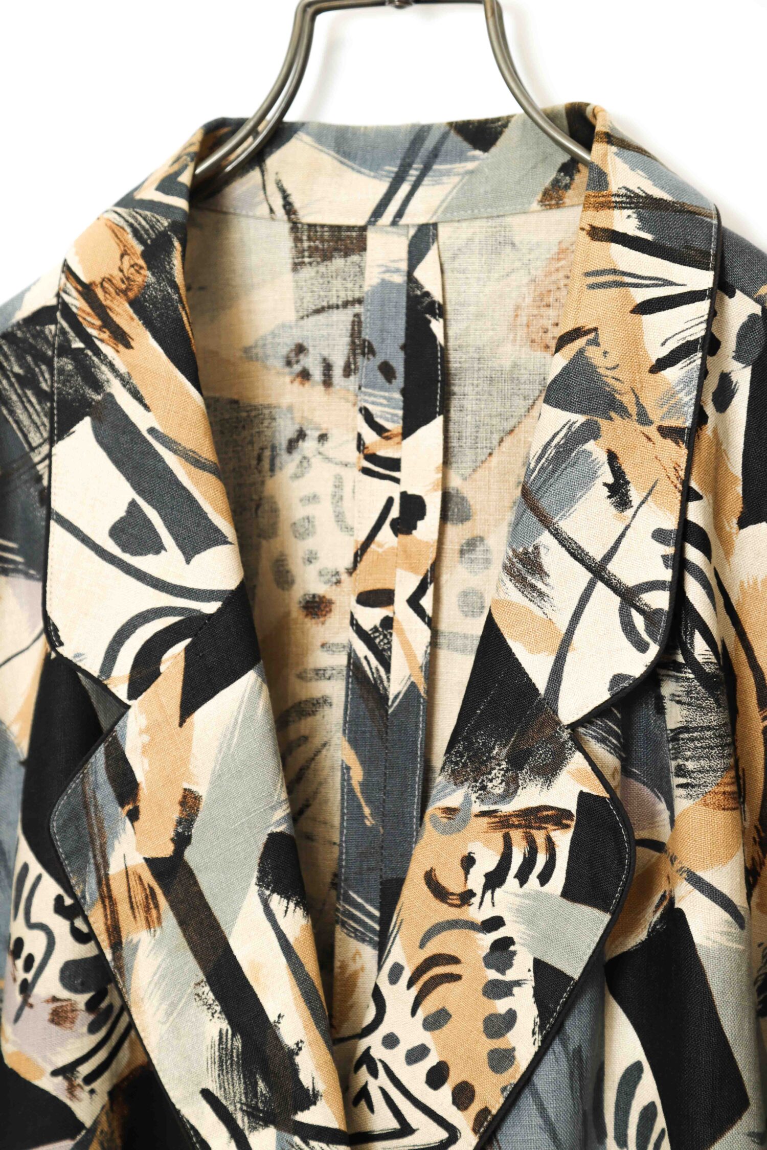 Alternative view of VINTAGE PRINTED TAILORED JACKET/XL