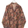 VINTAGE PRINTED OPEN COLLAR SHIRT/XL