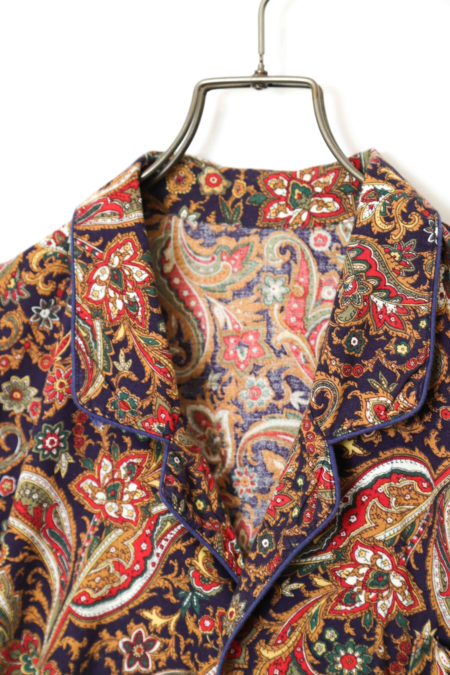 Alternative view of VINTAGE PRINTED OPEN COLLAR SHIRT/XL
