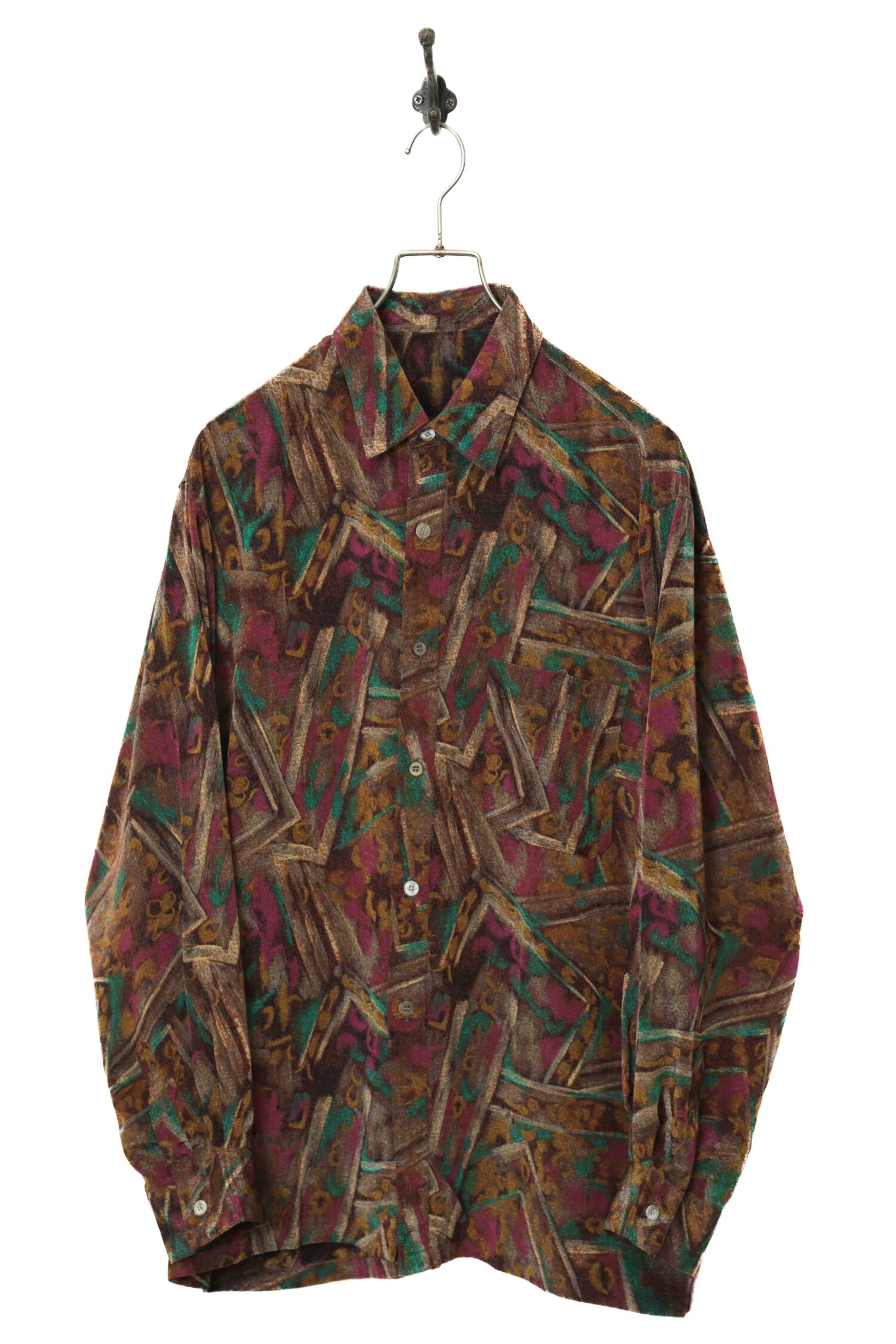 VINTAGE PRINTED SHIRT/L