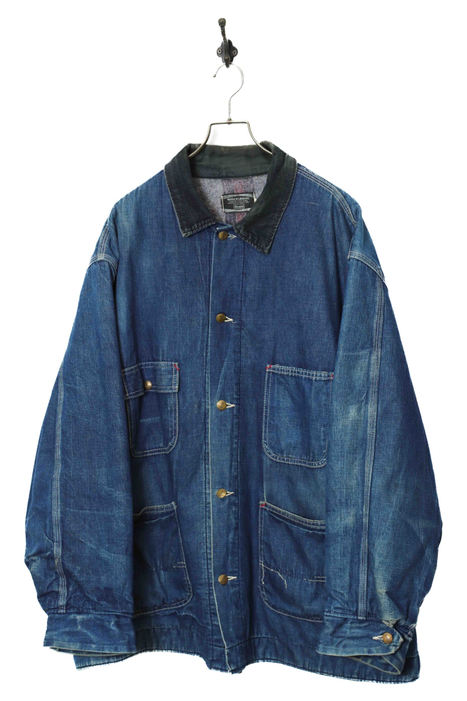 USED SEARS DENIM COVERALL JACKET/XXXL | 古着屋FERANTRACING【公式