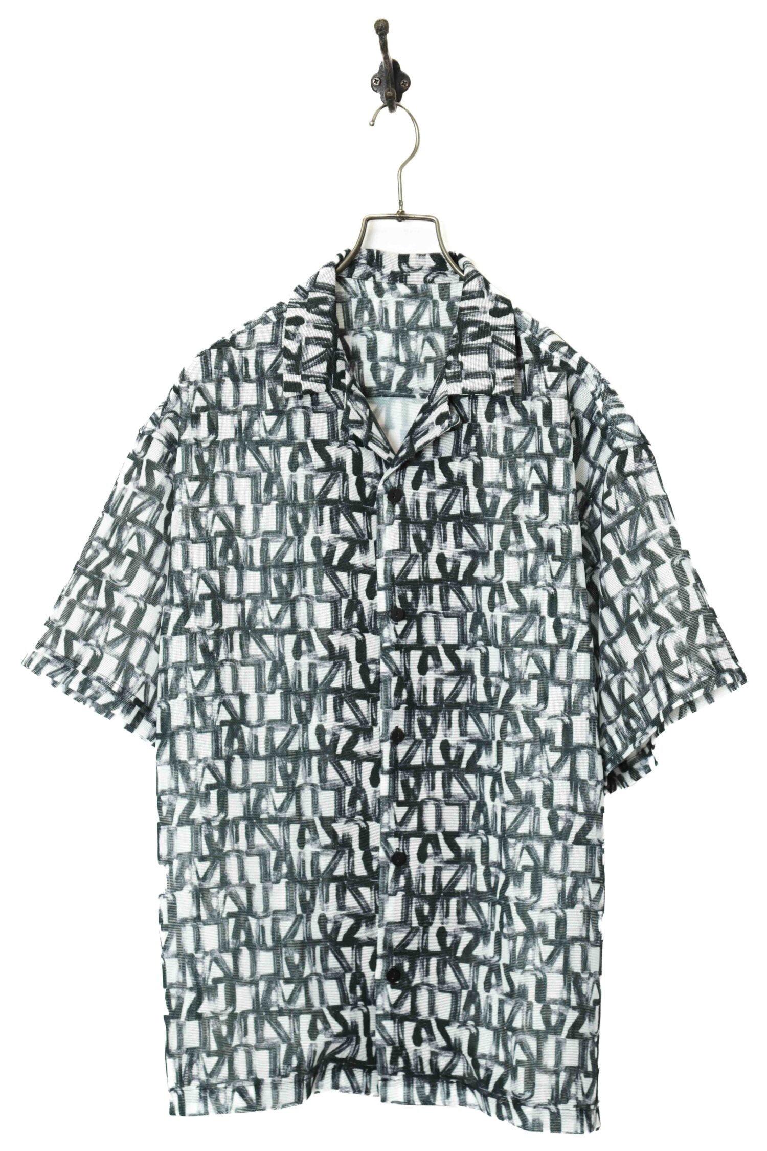 VINTAGE MESH PRINTED SHIRT/XL