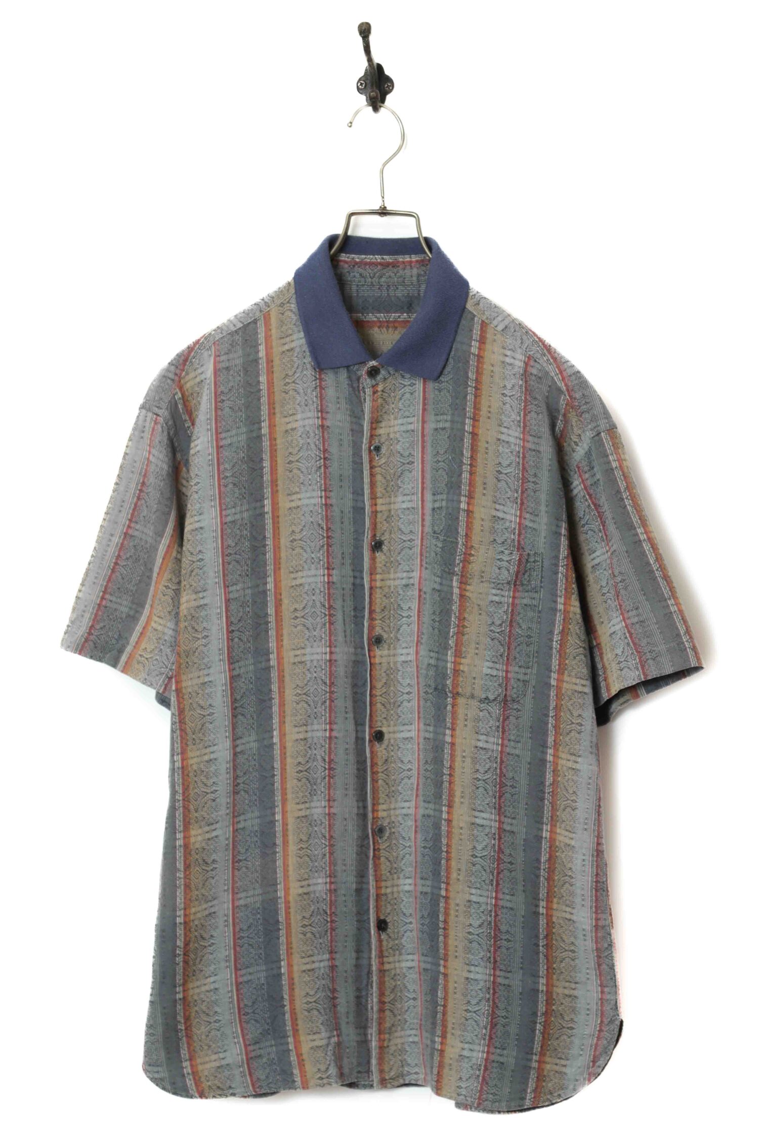 VINTAGE JAQUARED SHIRT/L