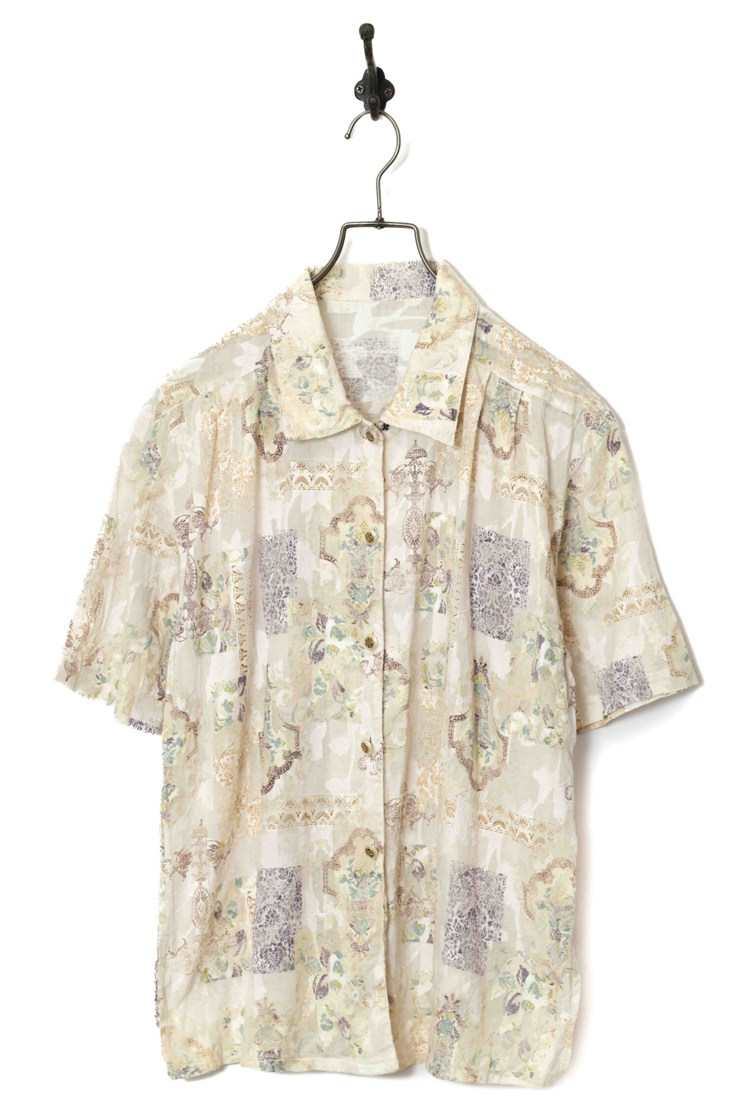 VINTAGE PRINTED SHIRT/L