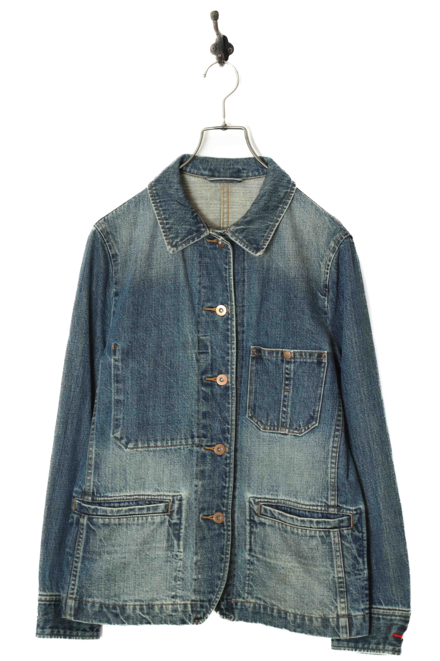 VINTAGE DENIM COVERALL JACKET/S