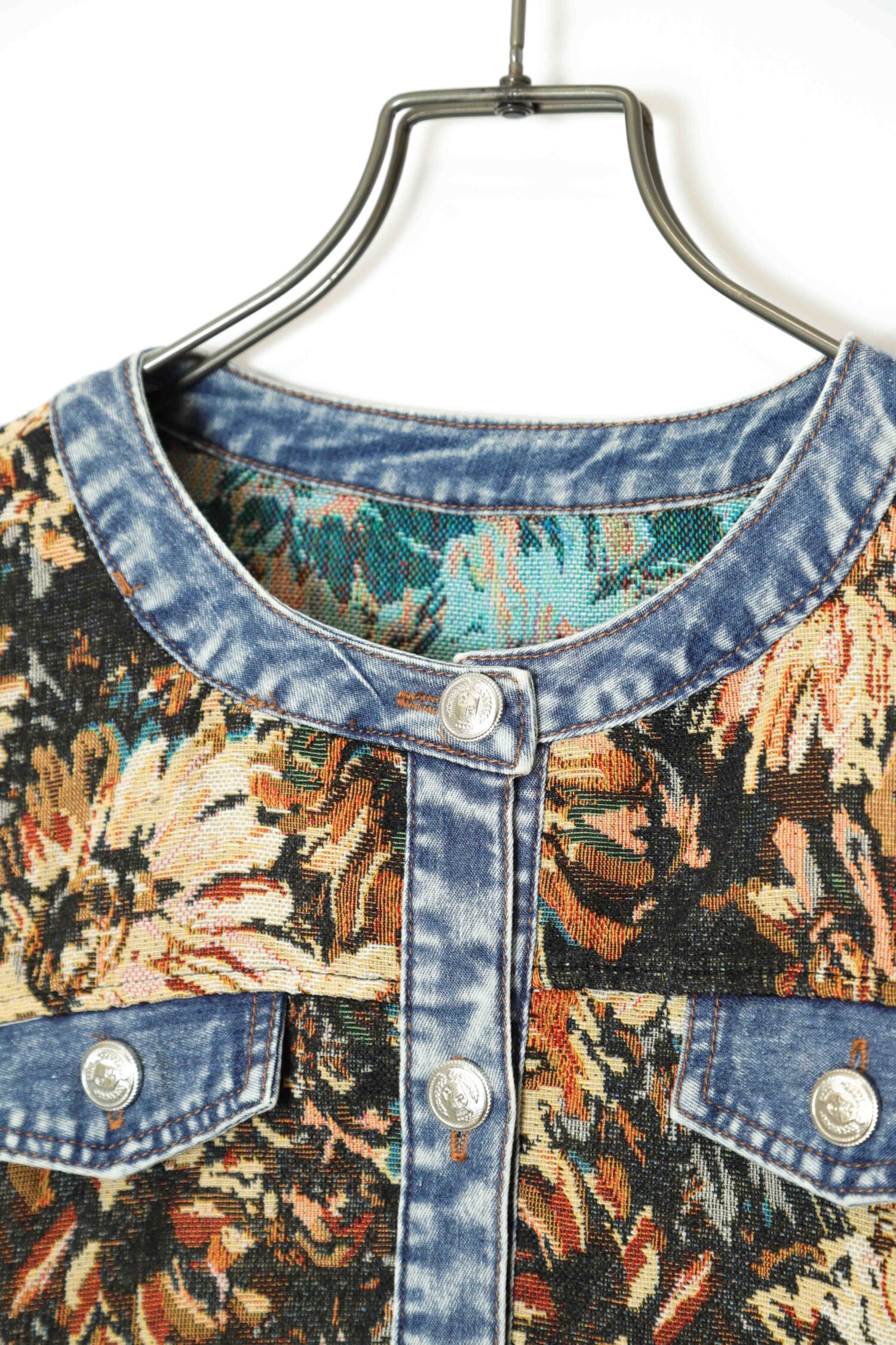 Alternative view of VINTAGE JAQUARD DENIM JACKET/M