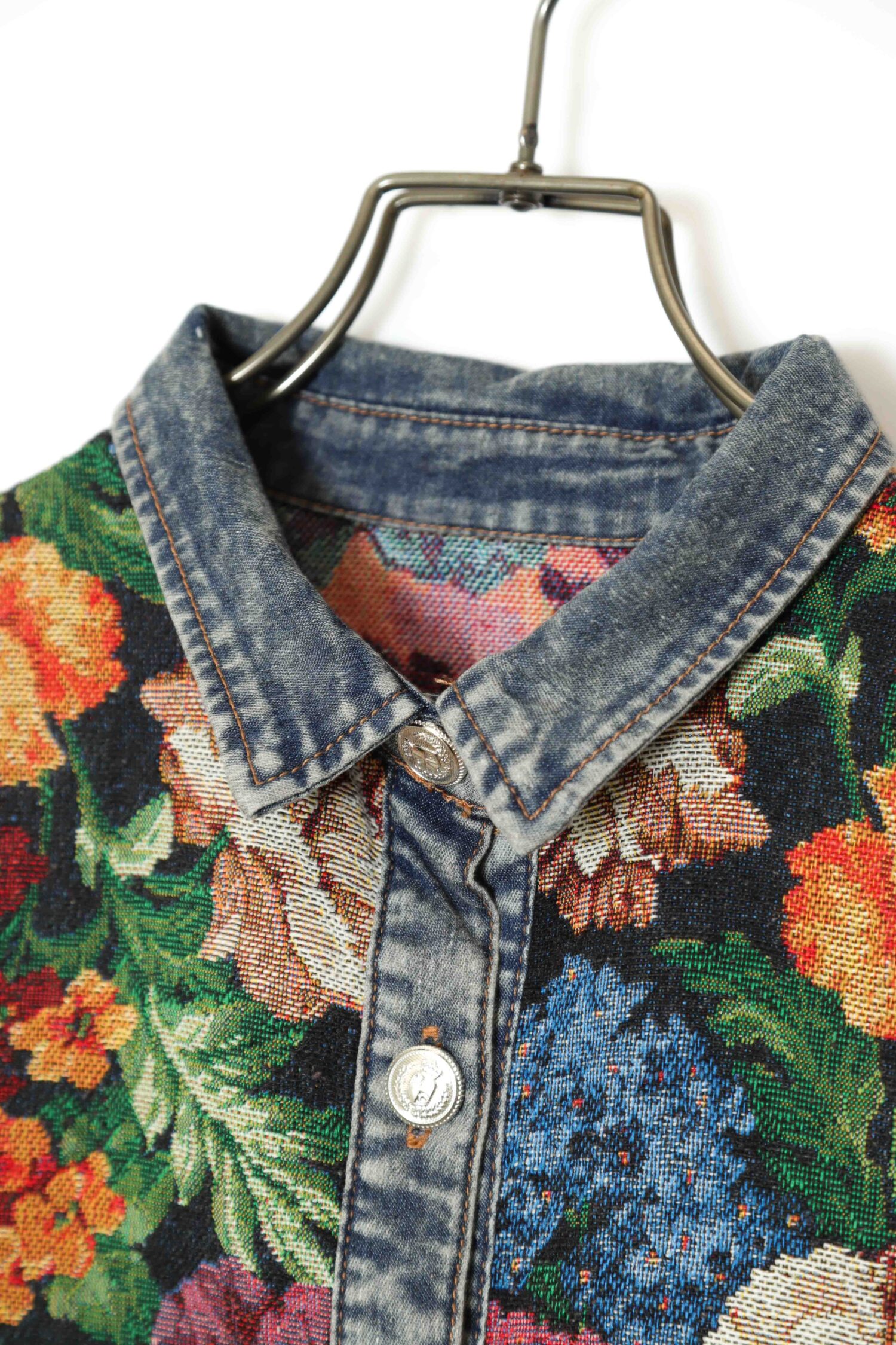 Alternative view of VINTAGE JAQUARD DENIM JACKET/M