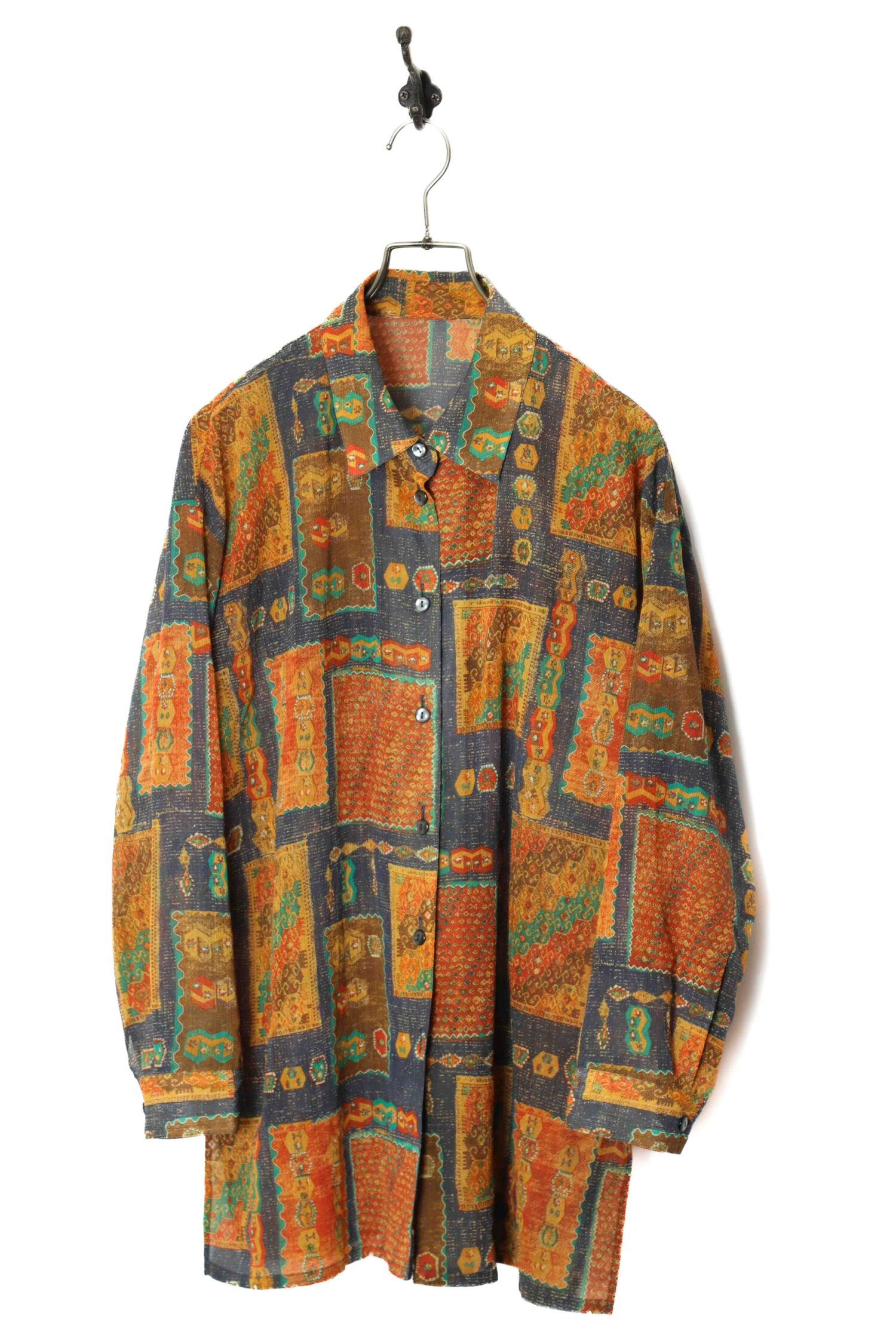 VINTAGE PRINTED SHIRT/L