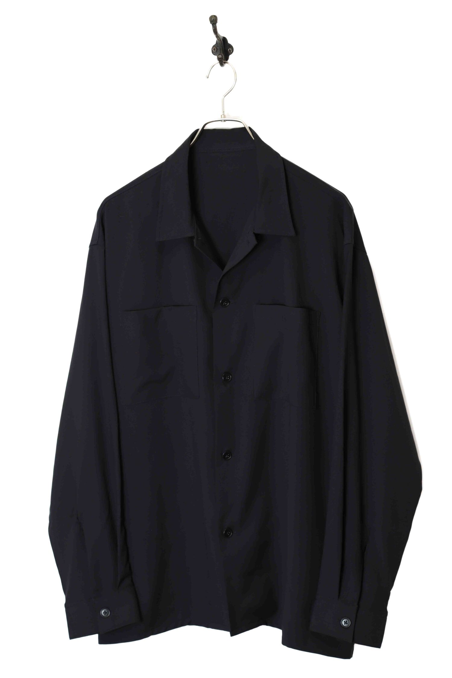 VINTAGE OPEN COLLAR SHIRT/XL