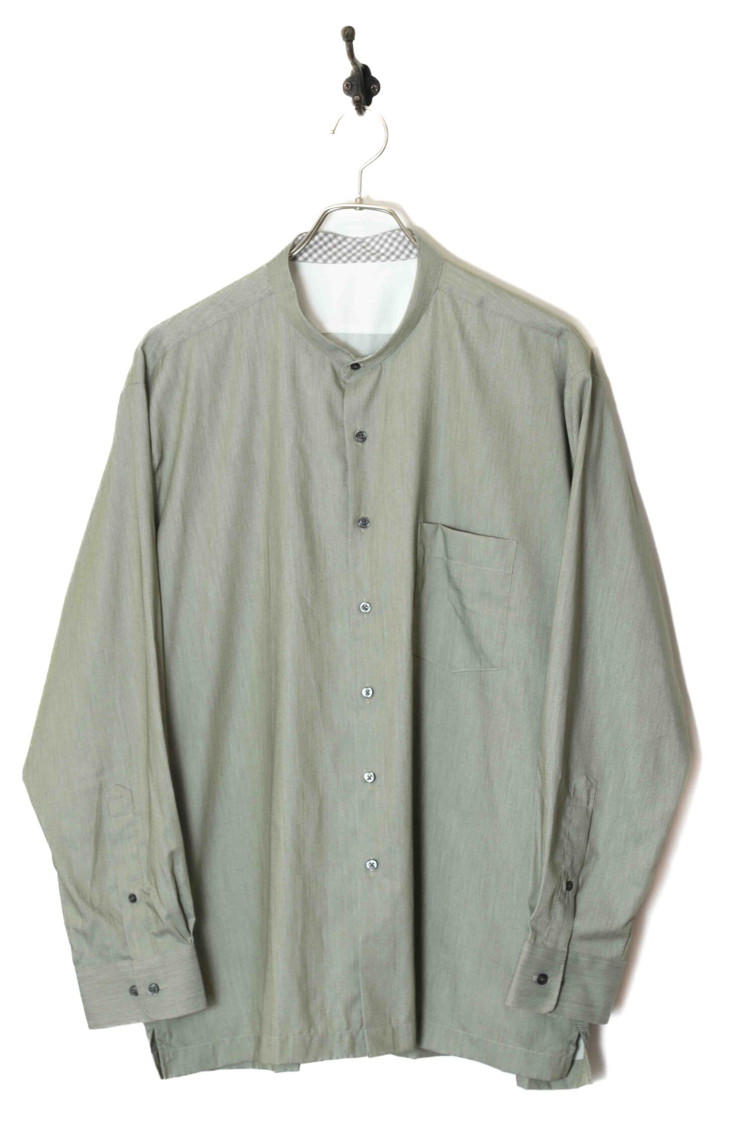 VINTAGE STAND COLLAR SHIRT/XL