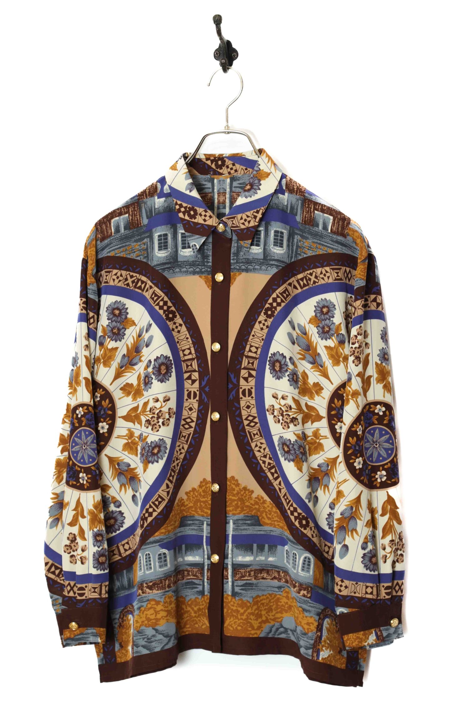 VINTAGE PRINTED SHIRT/L