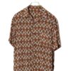VINTAGE PRINTED SHORT SLEEVE SHIRT/L