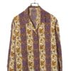VINTAGE PRINTED OPEN COLLAR SHIRT/M
