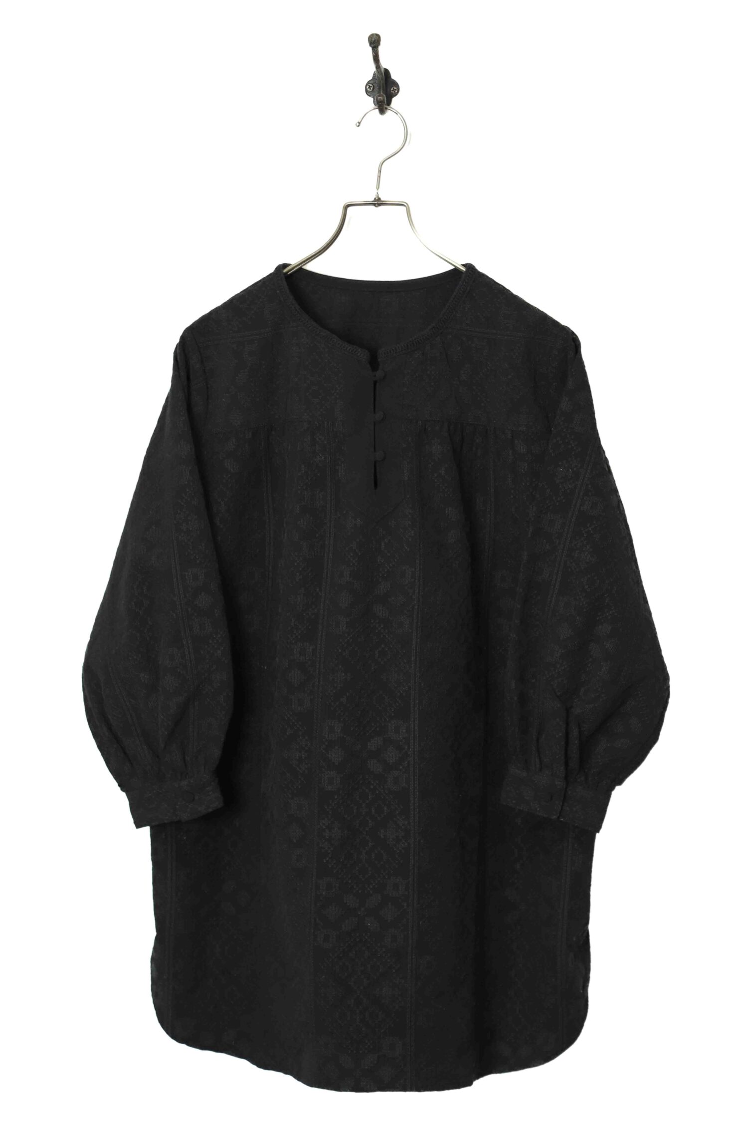 VINTAGE JAQUARD BLOUSE/L