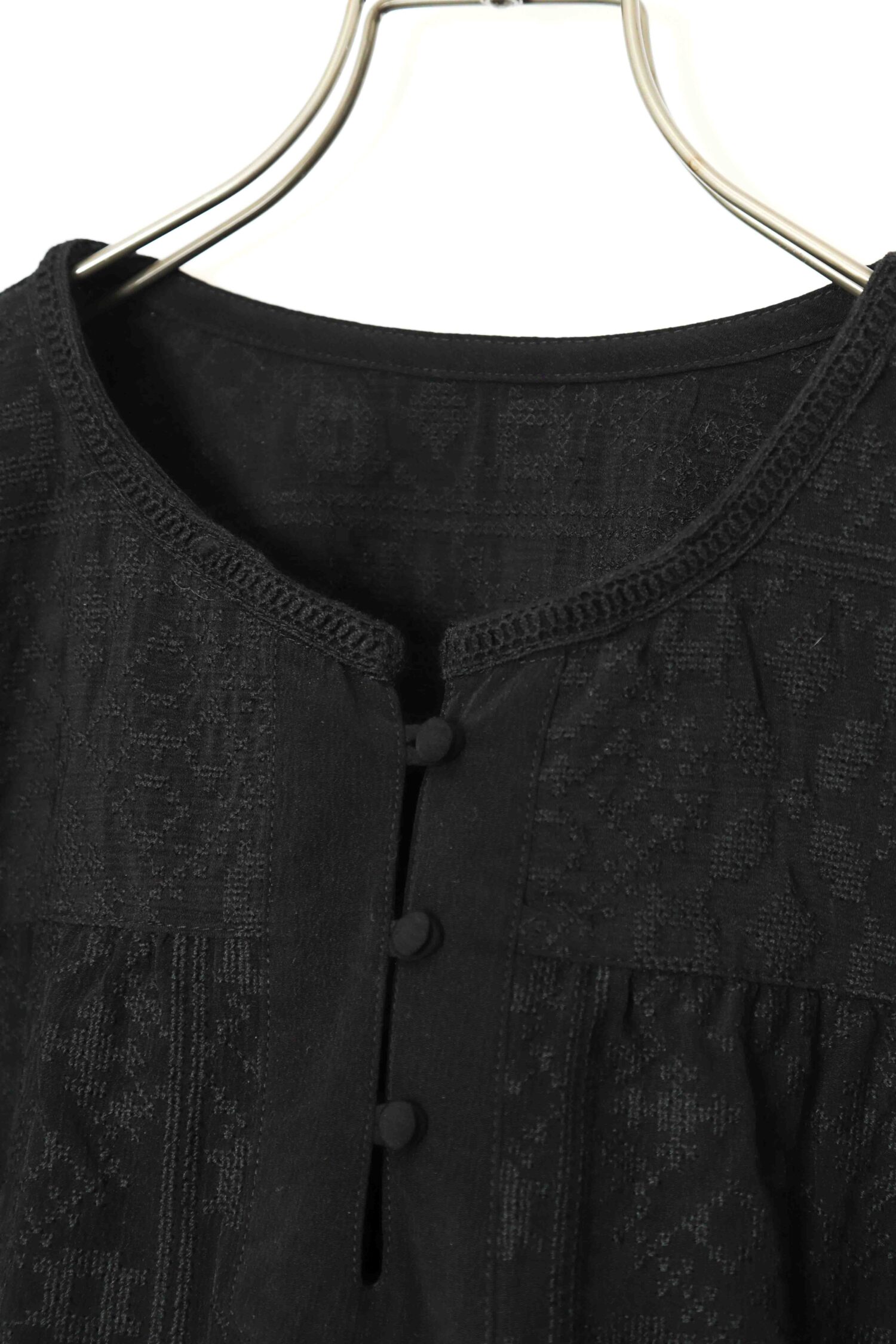 Alternative view of VINTAGE JAQUARD BLOUSE/L