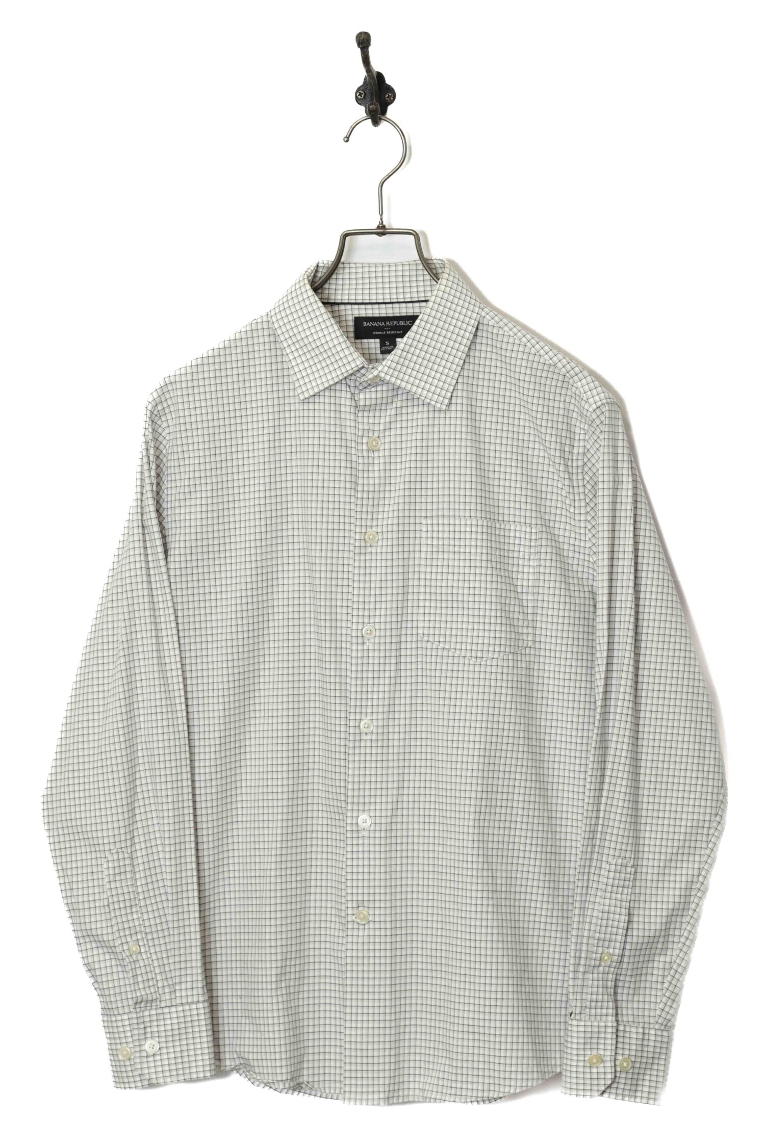 USED BANANA REPUBLIC CHECK SHIRT/S