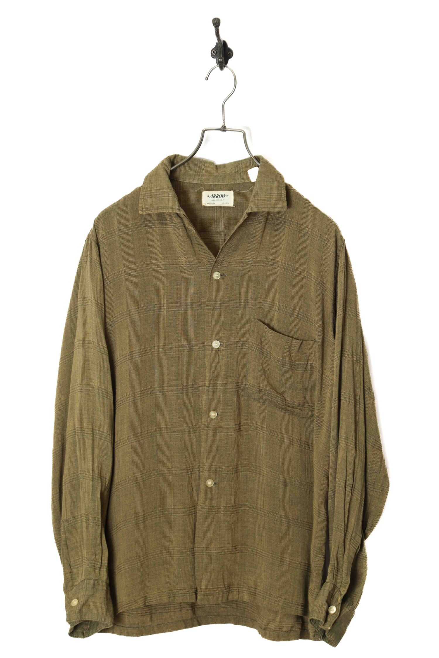 VINTAGE OEPN COLLAR SHIRT/ARROW/M