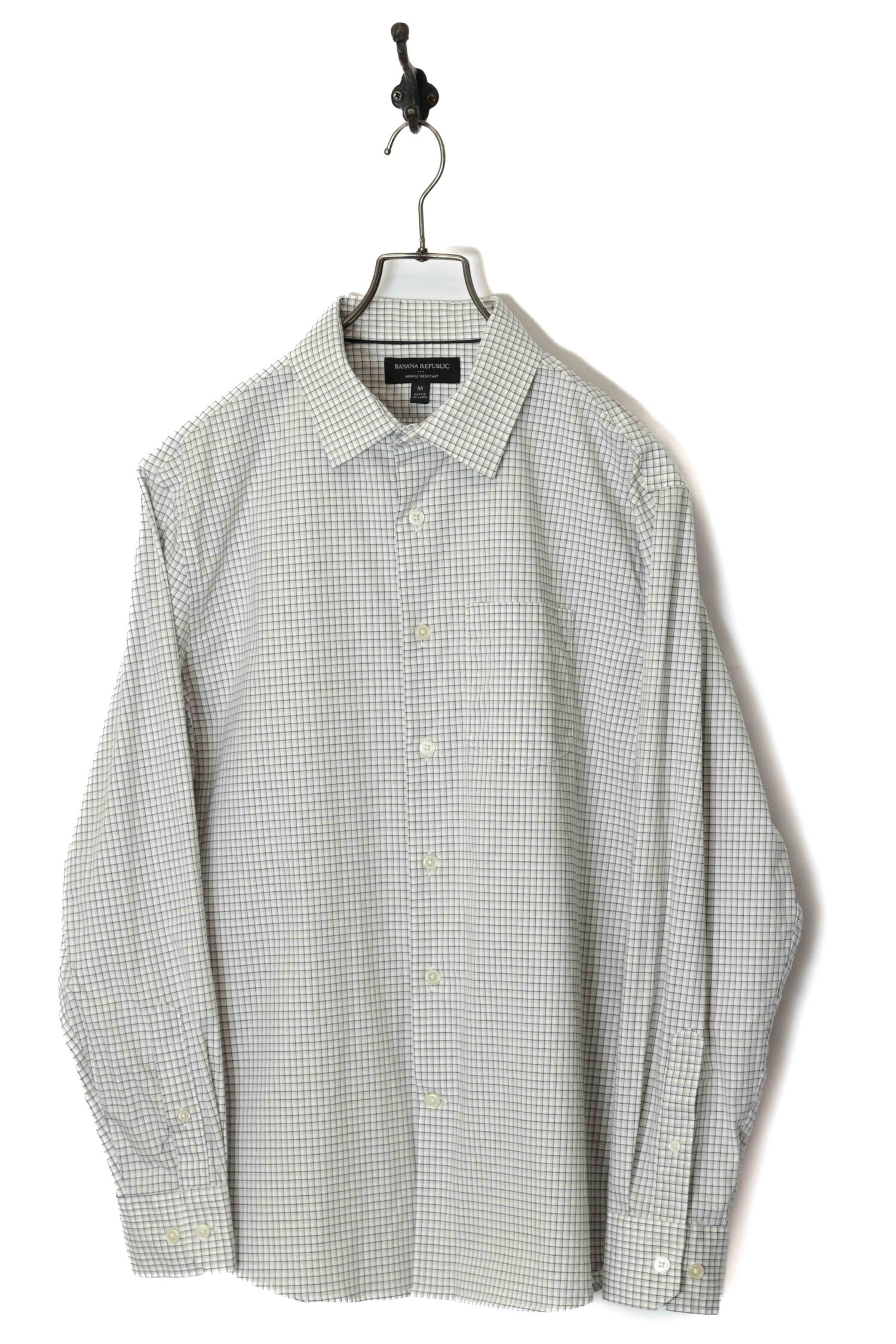 USED BANANA REPUBLIC CHECK SHIRT/M