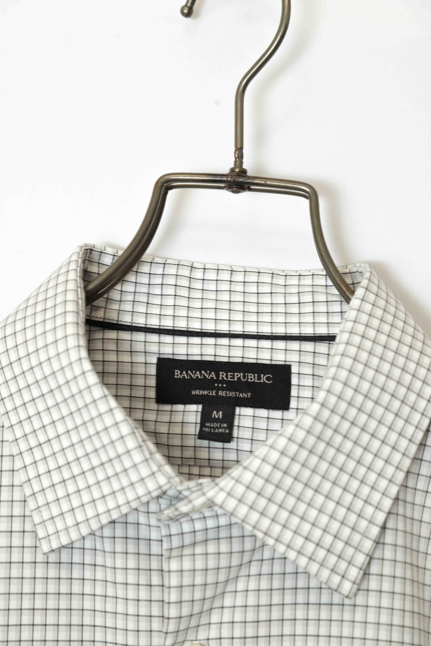 Alternative view of USED BANANA REPUBLIC CHECK SHIRT/M