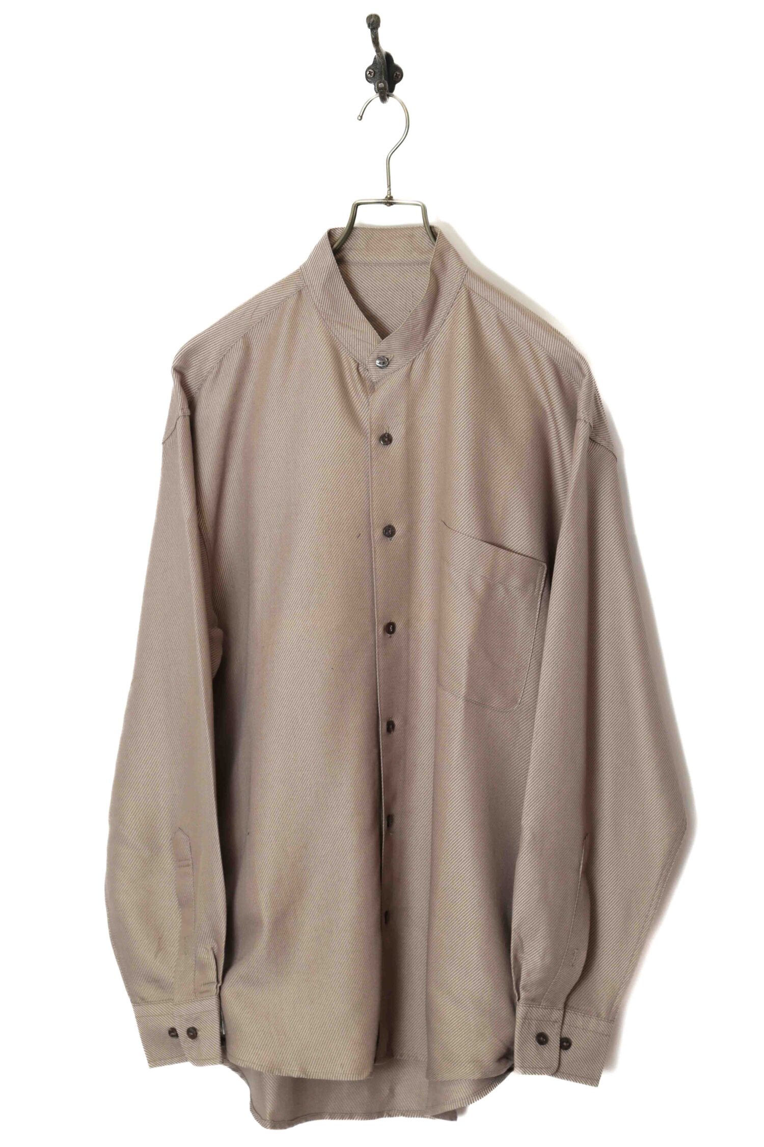 VINTAGE STAND COLLAR SHIRT/XL