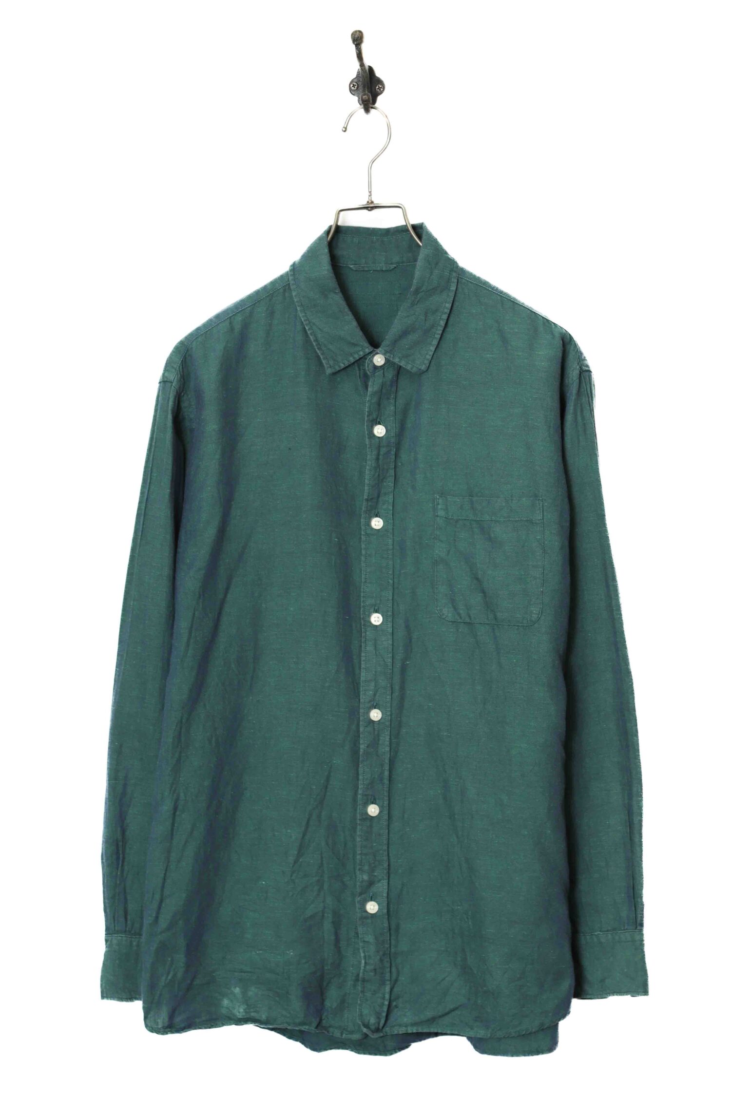 VINTAGE LINEN SHIRT/L