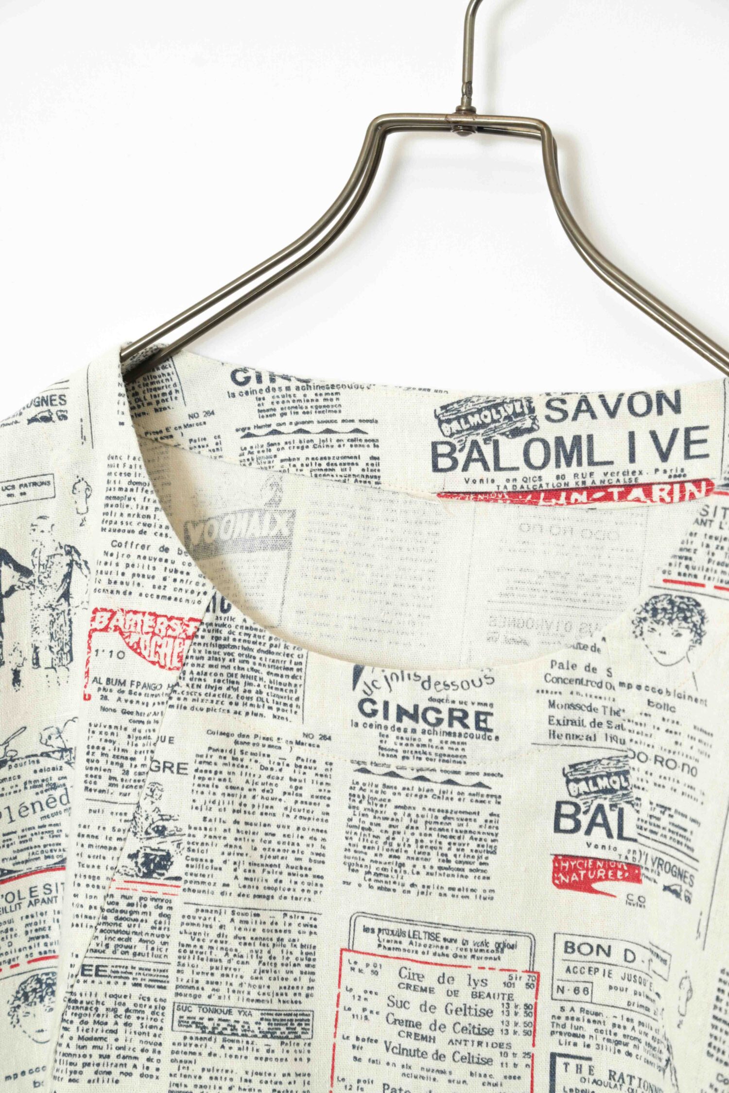Alternative view of VINTAGE PRINTED ONE PIECE DRESS/M