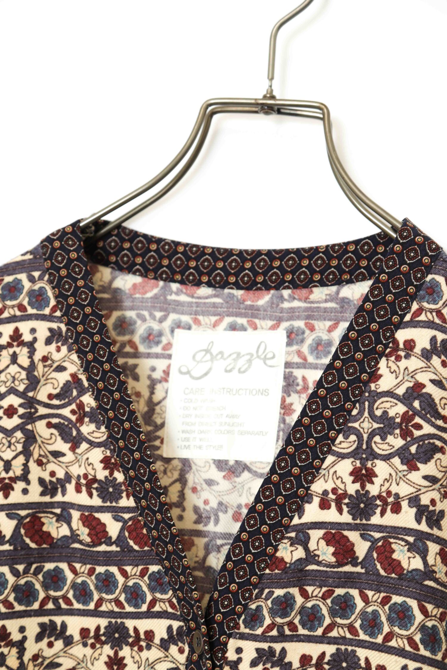 Alternative view of USED PRINTED LONG SHIRT/L