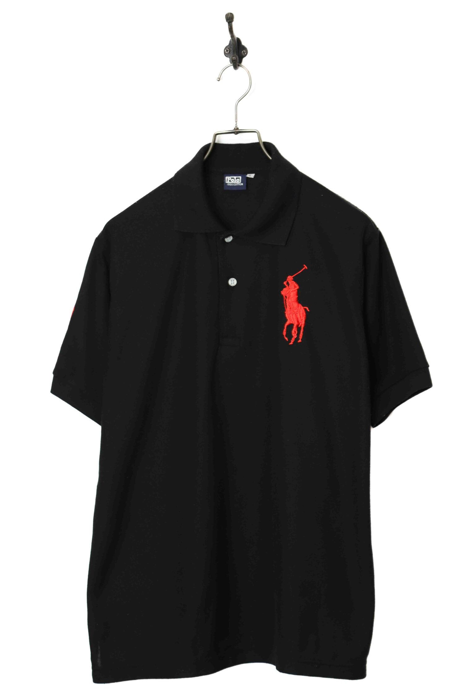 USED RALPH LAUREN LOGO POLO-SHIRT/L